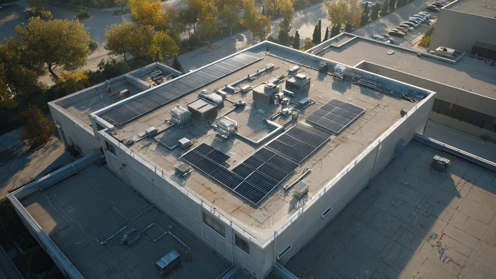 Comment se déroule la fixation des panneaux sur toiture plate